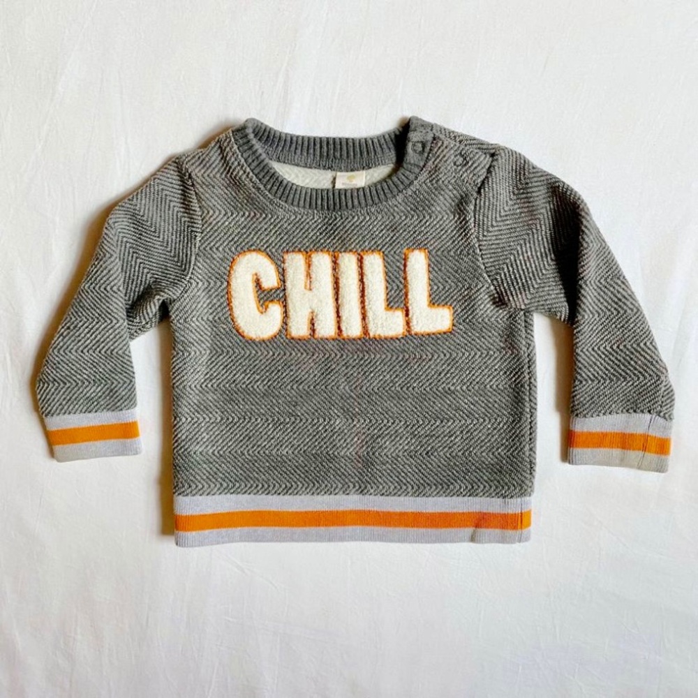 Tucker & Tate “Chill” Embroidered Sweater